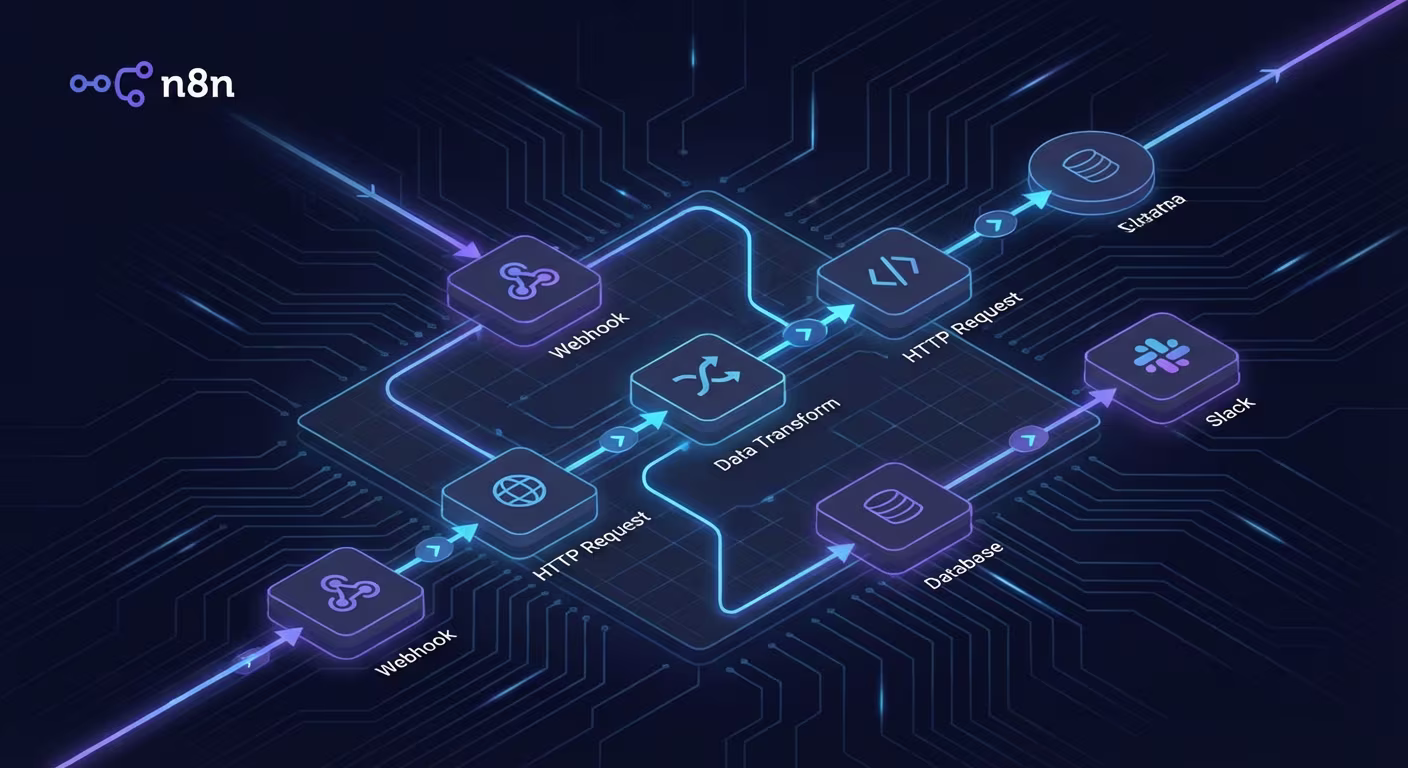 Formation workflows n8n - architecture API webhooks automation